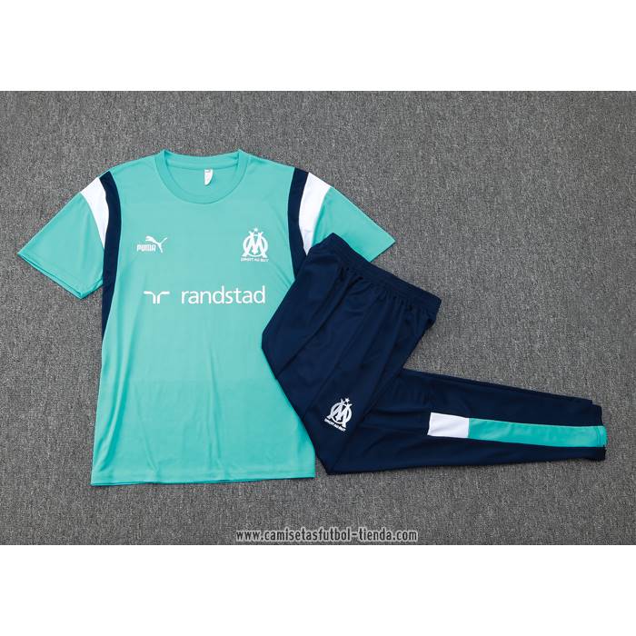 Chandal del Olympique Marsella 2023 2024 Manga Corta Verde